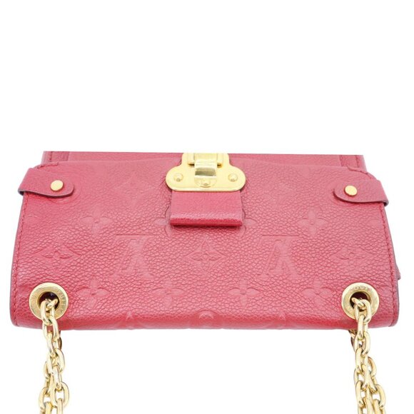 Louis Vuitton Vavin BB Monogram Empreinte Leather Shoulder Bag Red - Picture 5 of 14